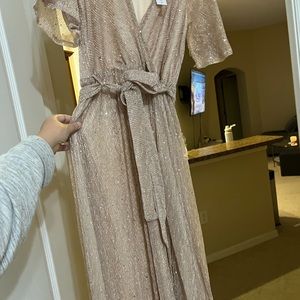 Grace Sparkle Gown-Champagne NWT!